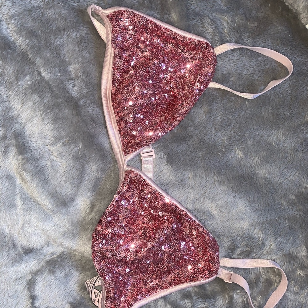 Pink bedazzled VS bralette